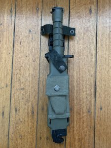 US M9 Bayonet Tactical Combat Knife with Sharpening Stone