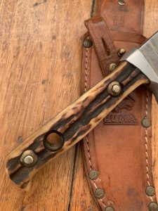 Puma Knife: Puma 6394 Original 1969 Hunters Companion in original sheath