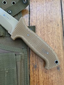 CRKT M60 SOTFB GOLD TANTO TACTICAL MILITARY KNIFE IN TACTICAL SHEATH