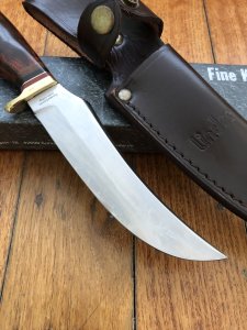 Linder Classic Skinner with 6" Carbon Steel Blade and Cocobolo wood handle