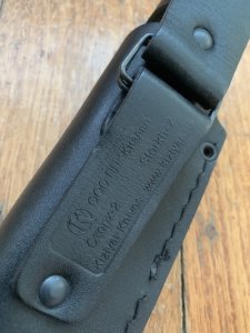 Kizlyar Knife: Kizlyar Original Sterkh-2 Plain Edge Blade