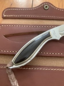 Browning Knife Limited Edition Model 376 knife in Leather Display Case