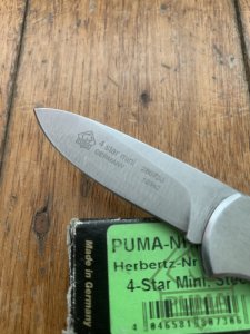 Puma Knife: Puma 2012 Model 4 Star Mini Folding Lock Knife with Stainless Steel Handle