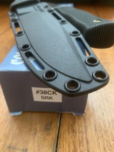 COLD STEEL 38CK SRK-Survival-Rescue-Knife San Mai Japan in Tactical Kydex Sheath