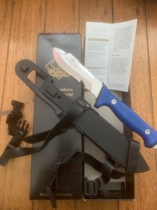 Puma Knife: Puma Original 2008 Sea Hunter 13 6363 in Original Sheath and Box