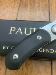 GERBER USA PAUL SERIES II MODEL 2 Lock Back Folding Knife with Display Case