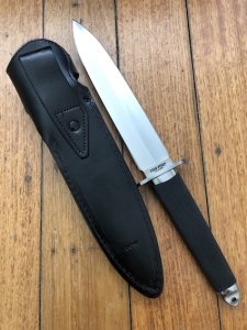 COLD STEEL Japanese made TAI-PAN VG-I SAN MAI Spear Point Dagger in Leather Sheath
