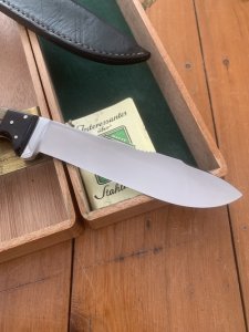 Puma Knife: Puma 1967 ForsterNicker Knife with Stag Handle & Original Wooden Box #84607