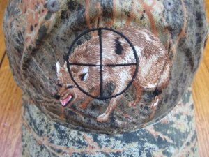 Coyote-Splat Camo Hunting Baseball Cap