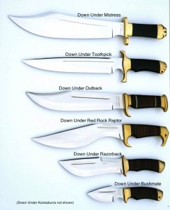 Down Under Knives: Down Under Razorback Knife