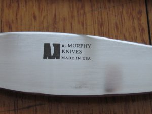 R Murphy Skinner with zebra patterned wood handle