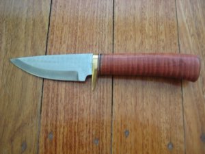 Ken Richardson Handmade Skinner with Cherry Burl hardwood Handle