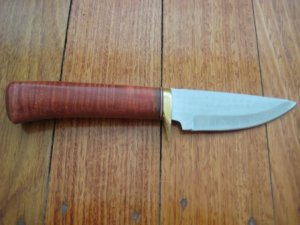 Ken Richardson Handmade Skinner with Cherry Burl hardwood Handle