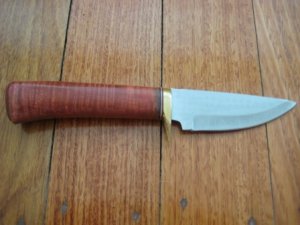 Ken Richardson Handmade Skinner with Cherry Burl hardwood Handle