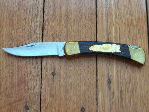 Buck Knife: Buck 110 Matco Tools Limited Edition in Wooden Box 1 of 1500