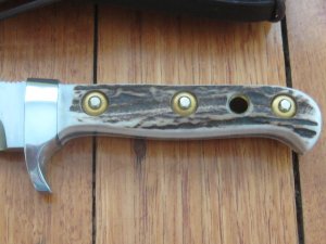 Puma Knife: Puma Current German Model White Hunter with Stag Handle 116375