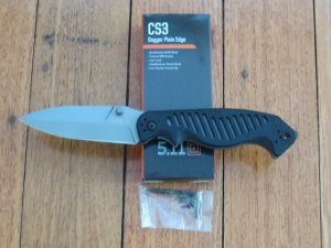 5.11 Tactical Knife: 5.11  Counter Strike 3 Plain Edge Folder