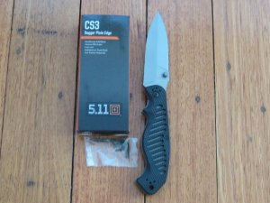 5.11 Tactical Knife: 5.11  Counter Strike 3 Plain Edge Folder