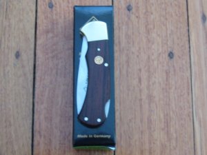 Puma Knife: Puma 2009 4 Star Full Sized Folding Lock Knife with Cocobolo wood Handle