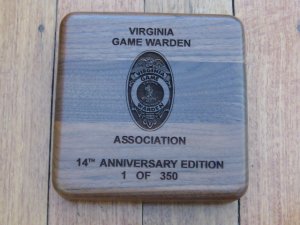 Camillus 1995 Virginia Game Warden Association 14th Anniversary Knife 169 of 350