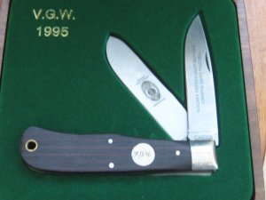Camillus 1995 Virginia Game Warden Association 14th Anniversary Knife 169 of 350