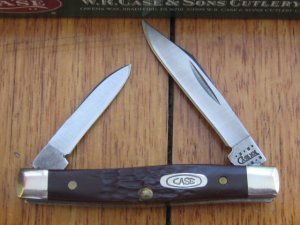 Case USA Knife: Small Model 00083X Brown Handled Pocket Knife