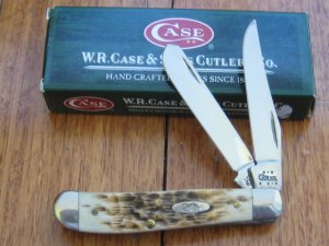 Case USA Knife: Medium Bone Trapper Model 6207X