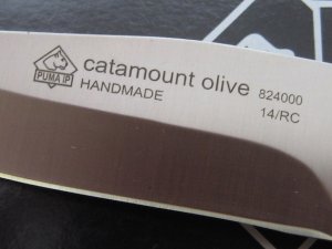 Puma Knife: Puma IP Catamount Olive Hunting Knife