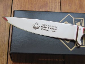 Puma Knife: Puma 'Tradition' Stags Head Knife