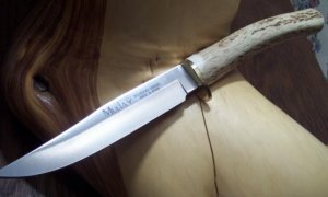 Muela Knife: Muela C112A Knife with Stag Handle, Sheath and Box