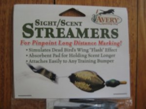 Avery 3-pack of Pheasant Tail Black/White Streamers