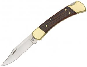 Buck Knife: Buck 110 Hunter Folding Lock Knife with Leather Pouch