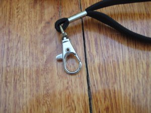 Lanyard: Black Whistle Lanyard