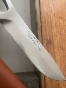Puma Knife: Puma 18 1002 Very Rare Europamesser Skeleton Knife in Leather Sheath & Box