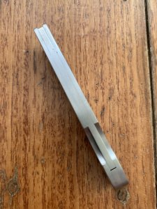 GERBER Silver Knight Japan Stainless Frame Lock Back Folding Knife