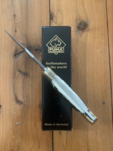 Puma Knife: 2008 Puma Earl Folding Knife with Stag Antler Handle