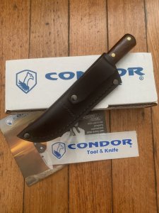 Condor Tool & Knife Company El Salvador KEPHART Knife with Leather Sheath