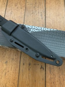 SOG Vintage Original S14K Pentagon Tactical Dagger with Kydex Tactical sheath & Box