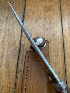 Puma Knife: Very Rare Puma 6382 Original 1980 Trail Guide with Jacaranda Wood Handle