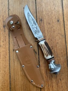 Kissing Crane Robert Klass Solingen German Cowboy Bowie Hunting Knife