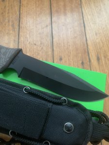 Schrade Knife: Schrade SCHF3N Drop Point Knife With Black Tactical Sheath
