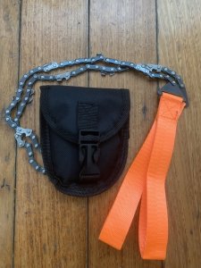 SOS Emergency Rescue Hand Drawn Chain Saw