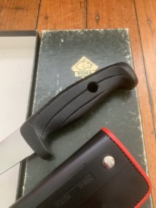 Puma Knife: Puma Original 1985 Tunny Model 13 6366 in Original Sheath & Green Box