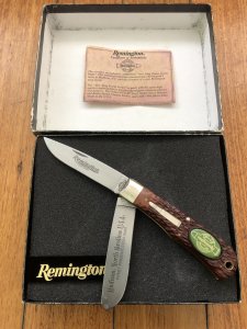 Remington made in USA 1st Run Madison NC Trapper Bullet Knife