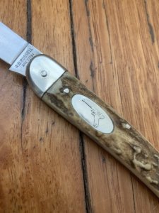 Puma A G RUSSELL 1974 Luger Pistol Commemorative Club Knife No:01212