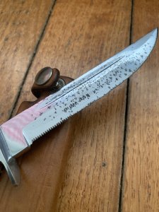 Puma Knife: Very Rare Puma 6382 Original 1980 Trail Guide with Jacaranda Wood Handle
