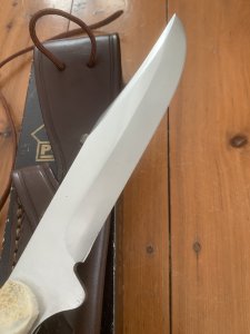 Puma Knife: Puma 2002 Bowie II Special Edition Handmade Knife with Stag Antler Handle