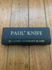 GERBER USA PAUL SERIES II MODEL 2 Lock Back Folding Knife with Display Case