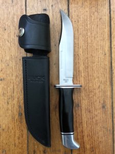 Buck Knife: Buck 2006 Model 119 Special Hunting Knife with Leather Sheath