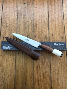 Linder Gaucho 4 Knife with Rosewood and Bone Handle